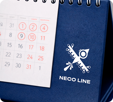 Настольный календарь Brand Neco Line Asia